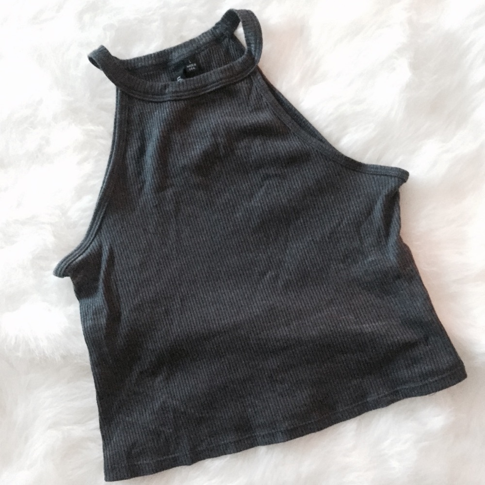 Crop halter top